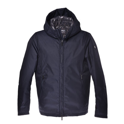 Veste en tissu bleu nuit