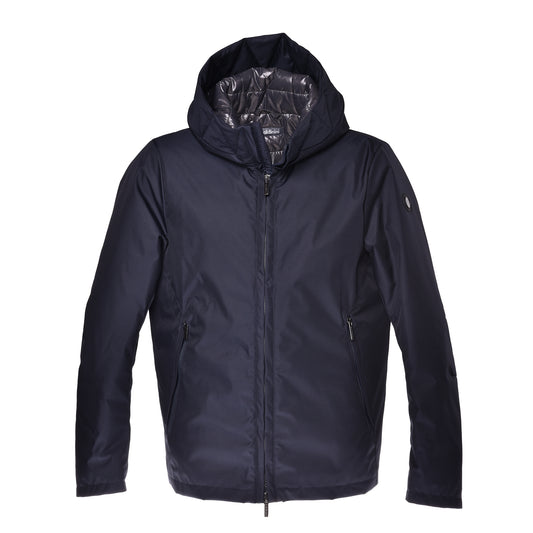 Veste en tissu bleu nuit