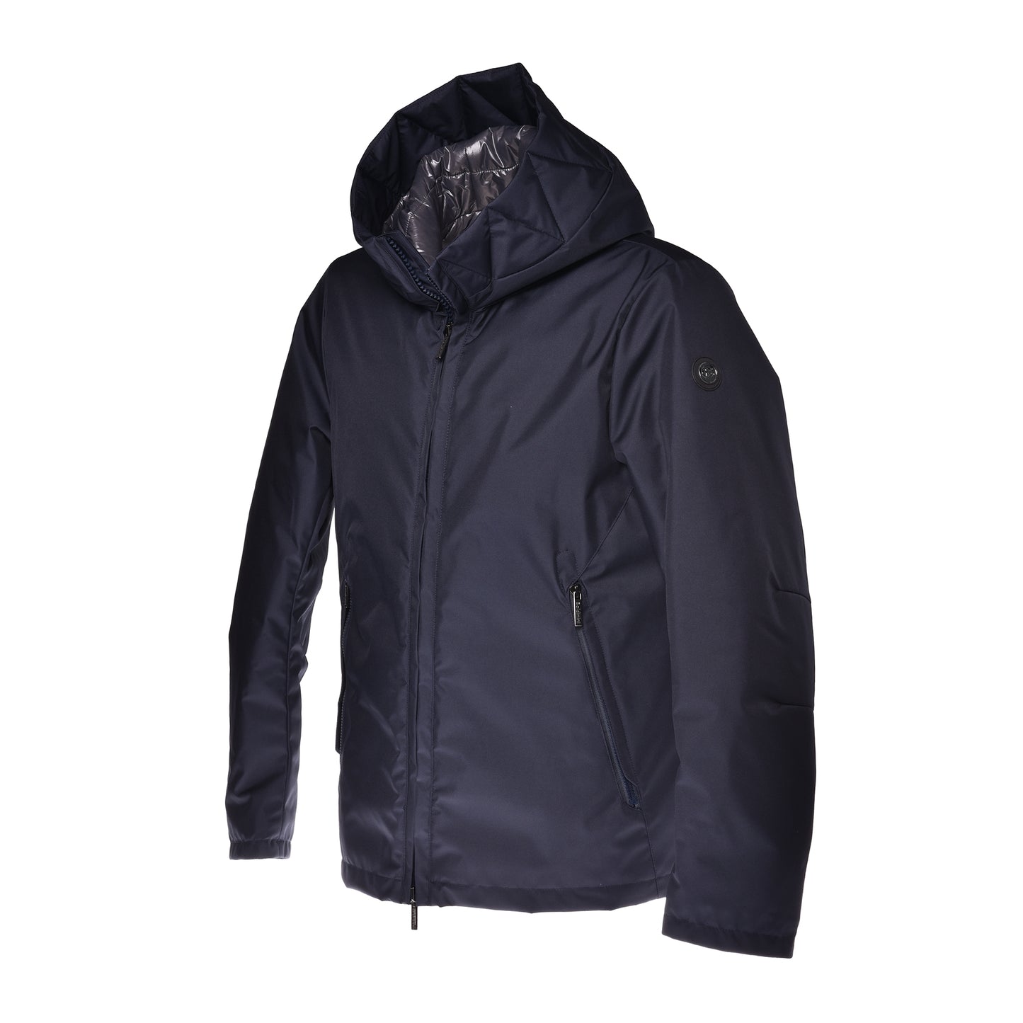 Veste en tissu bleu nuit