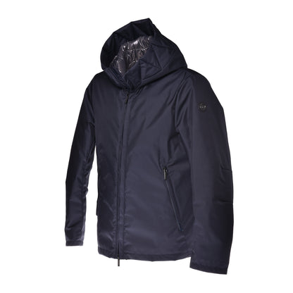 Veste en tissu bleu nuit