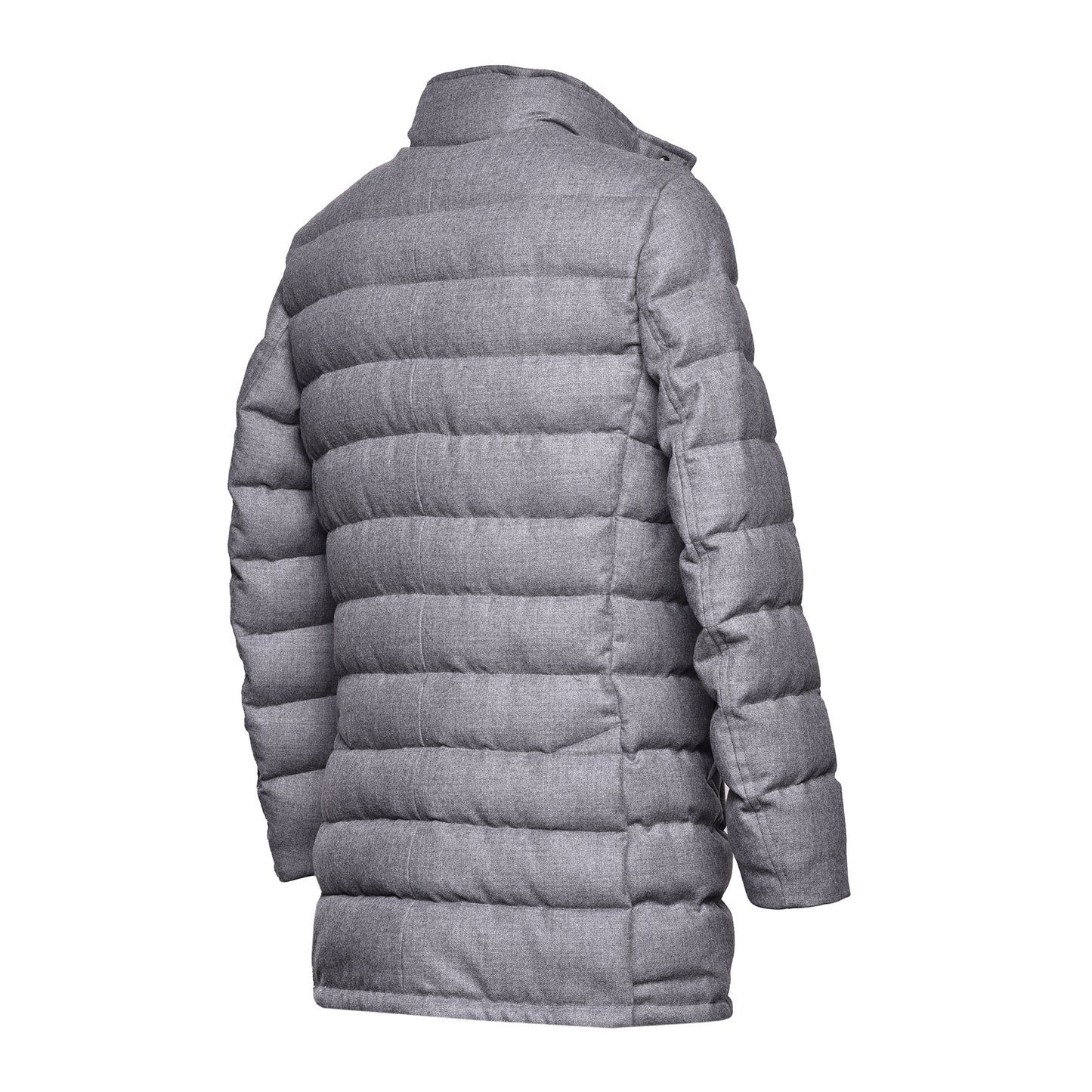 Veste en flanelle gris chiné
