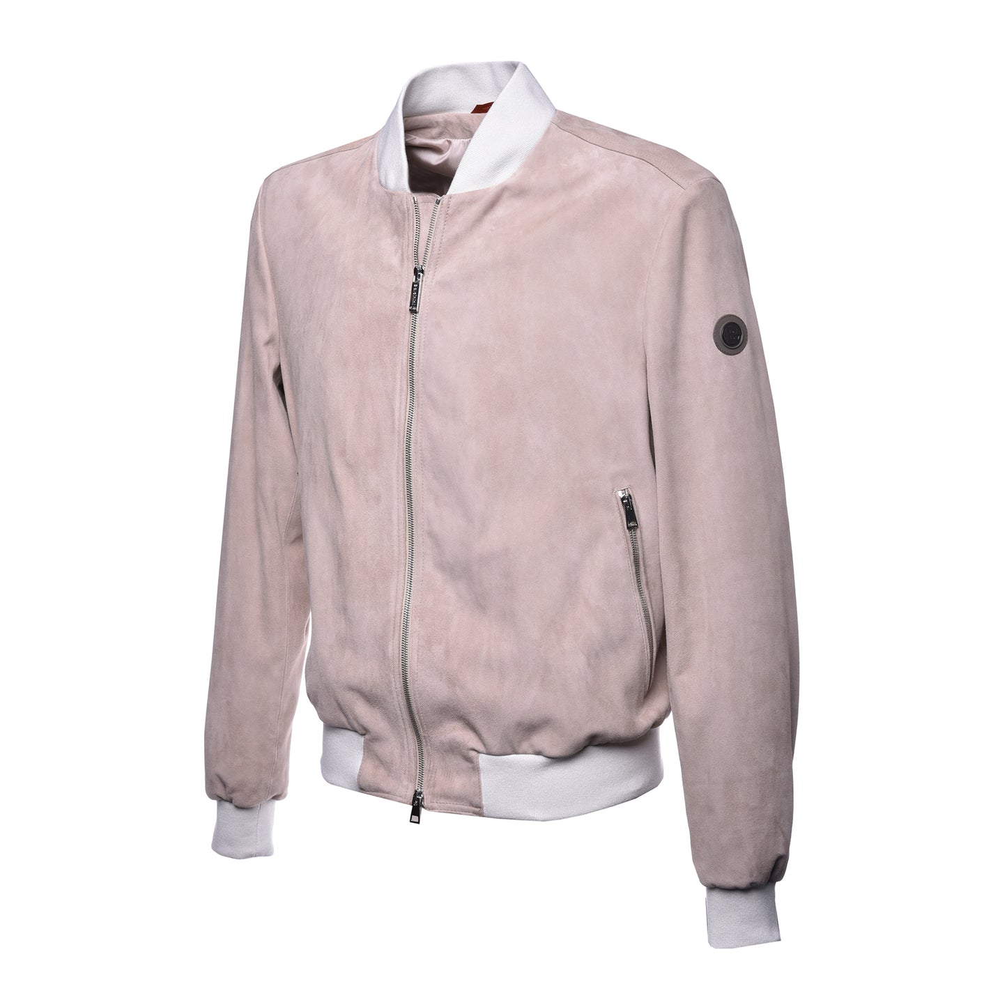 Bomber en daim sable