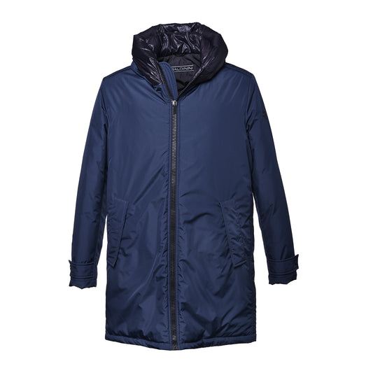 Veste en nylon bleu marine