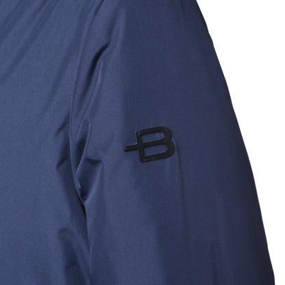 Veste en nylon bleu marine