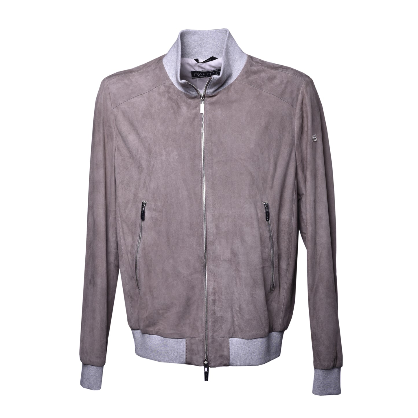 Veste en daim taupe
