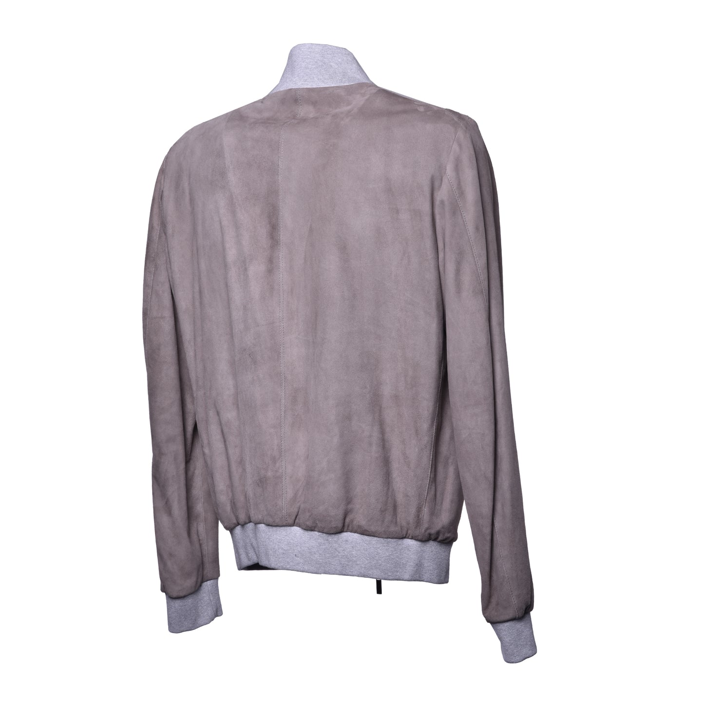 Veste en daim taupe