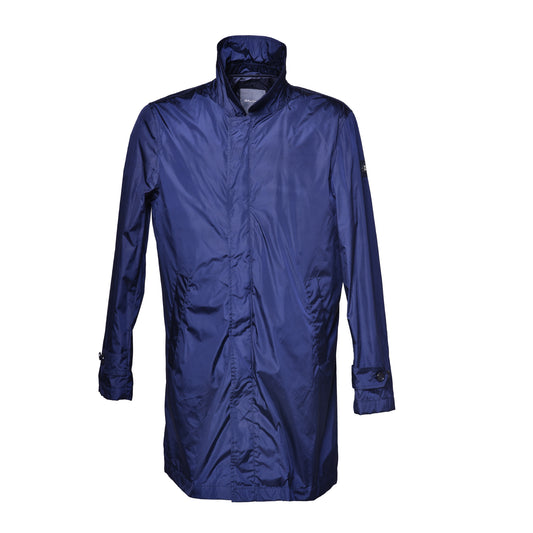 Trench-coat bleu marine en nylon