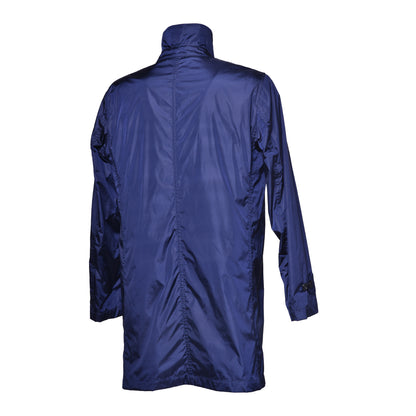 Trench-coat bleu marine en nylon