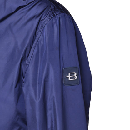 Trench-coat bleu marine en nylon