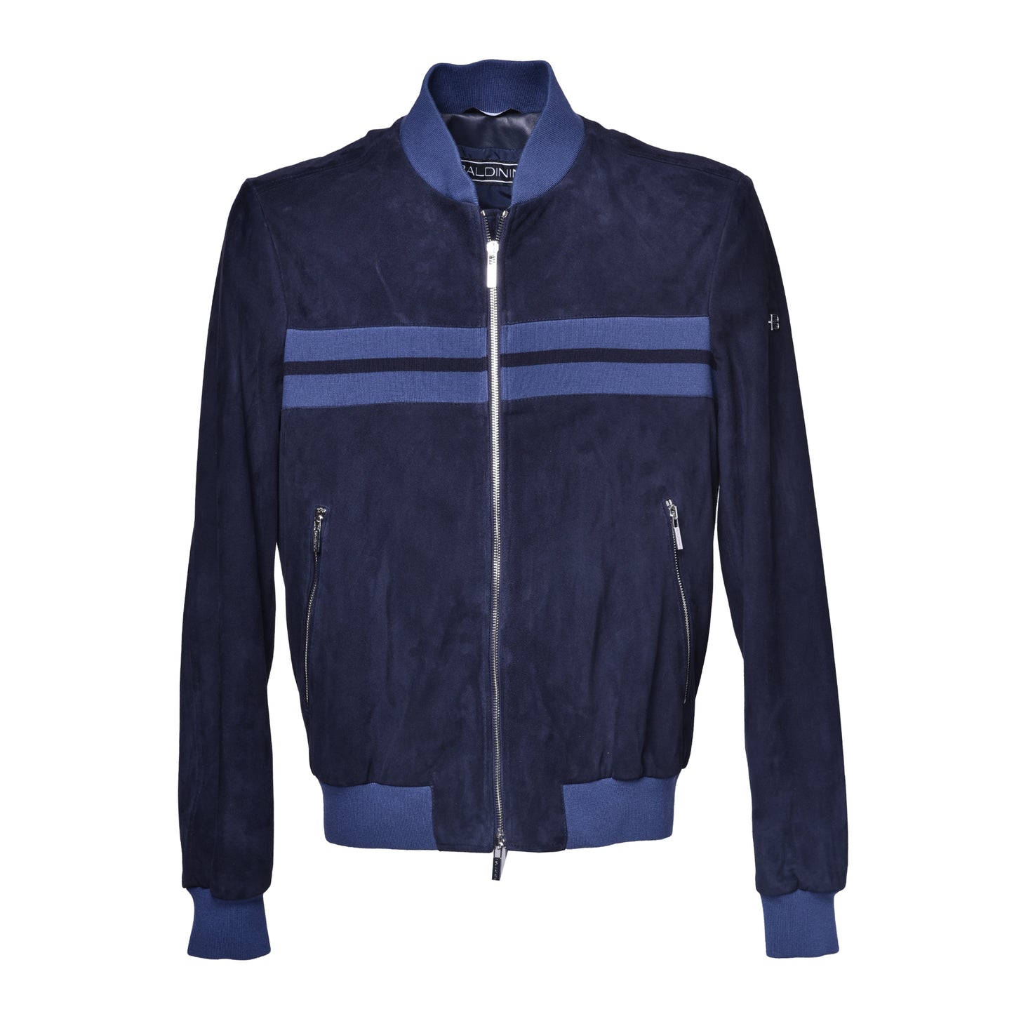 Veste bleu marine en daim