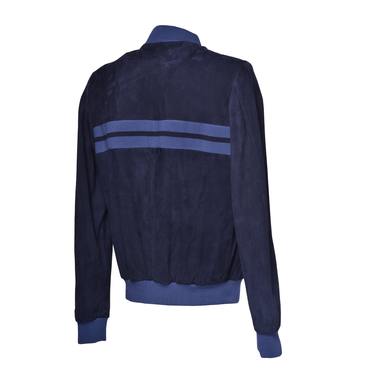 Veste bleu marine en daim