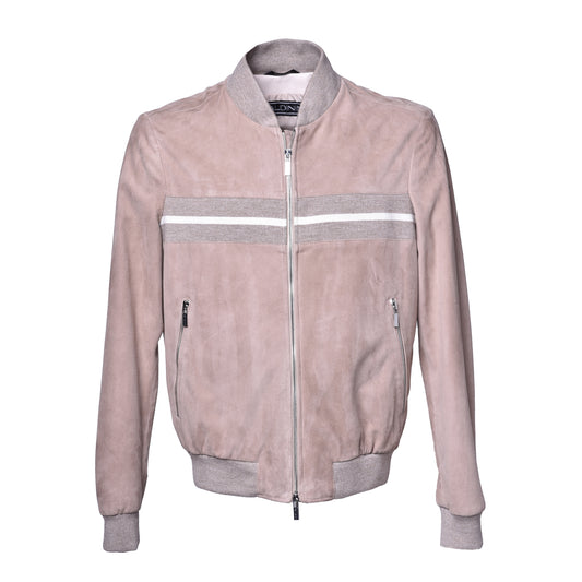 Veste beige en daim