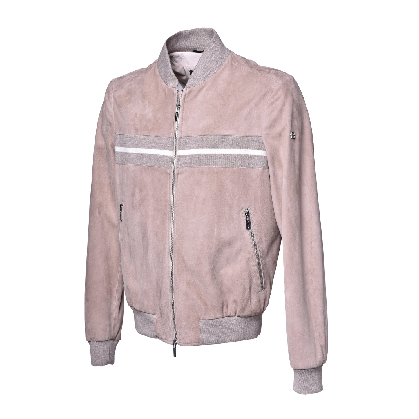 Veste beige en daim