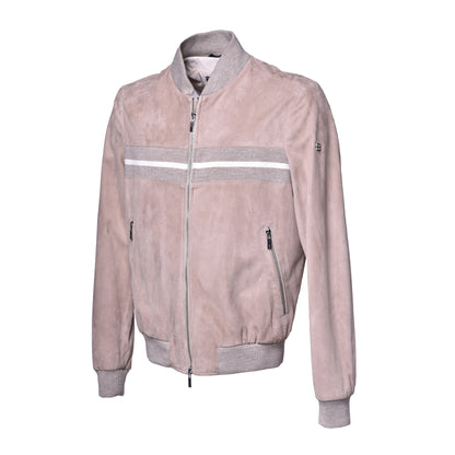Veste beige en daim