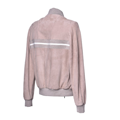 Veste beige en daim