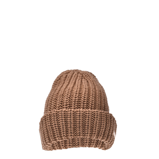Bonnet en laine camel