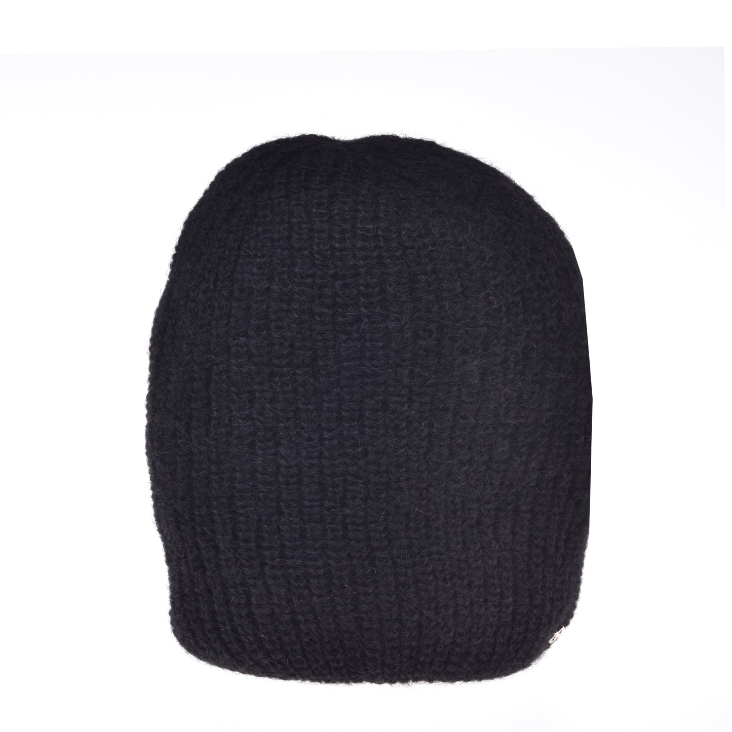 Bonnet noir en mohair