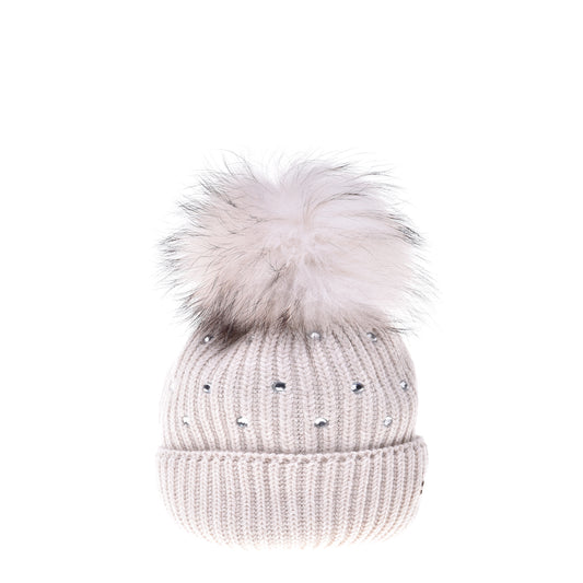 Bonnet beige en polylaine