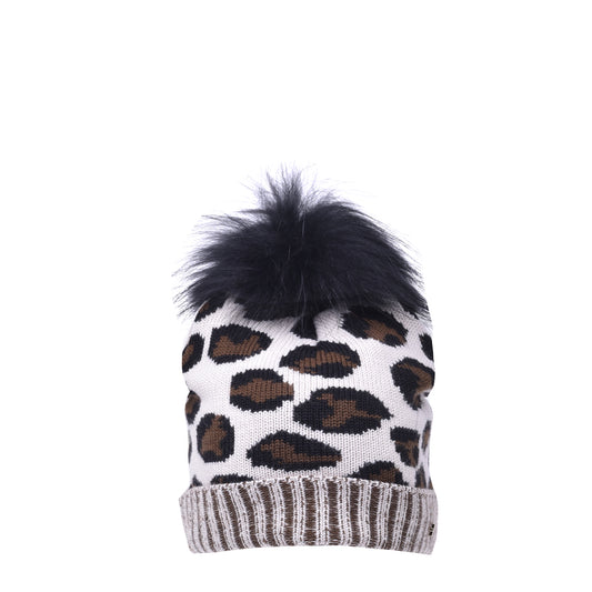 Bonnet en laine camel
