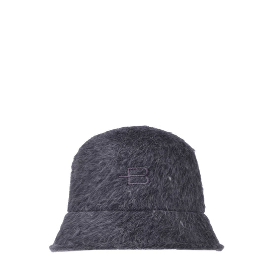 Bob en laine angora anthracite