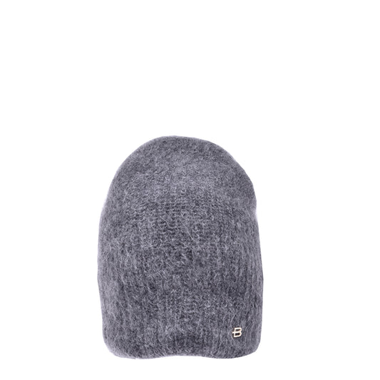 Bonnet en mohair anthracite