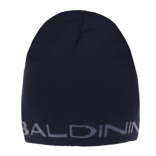 Bonnet noir et gris en laine