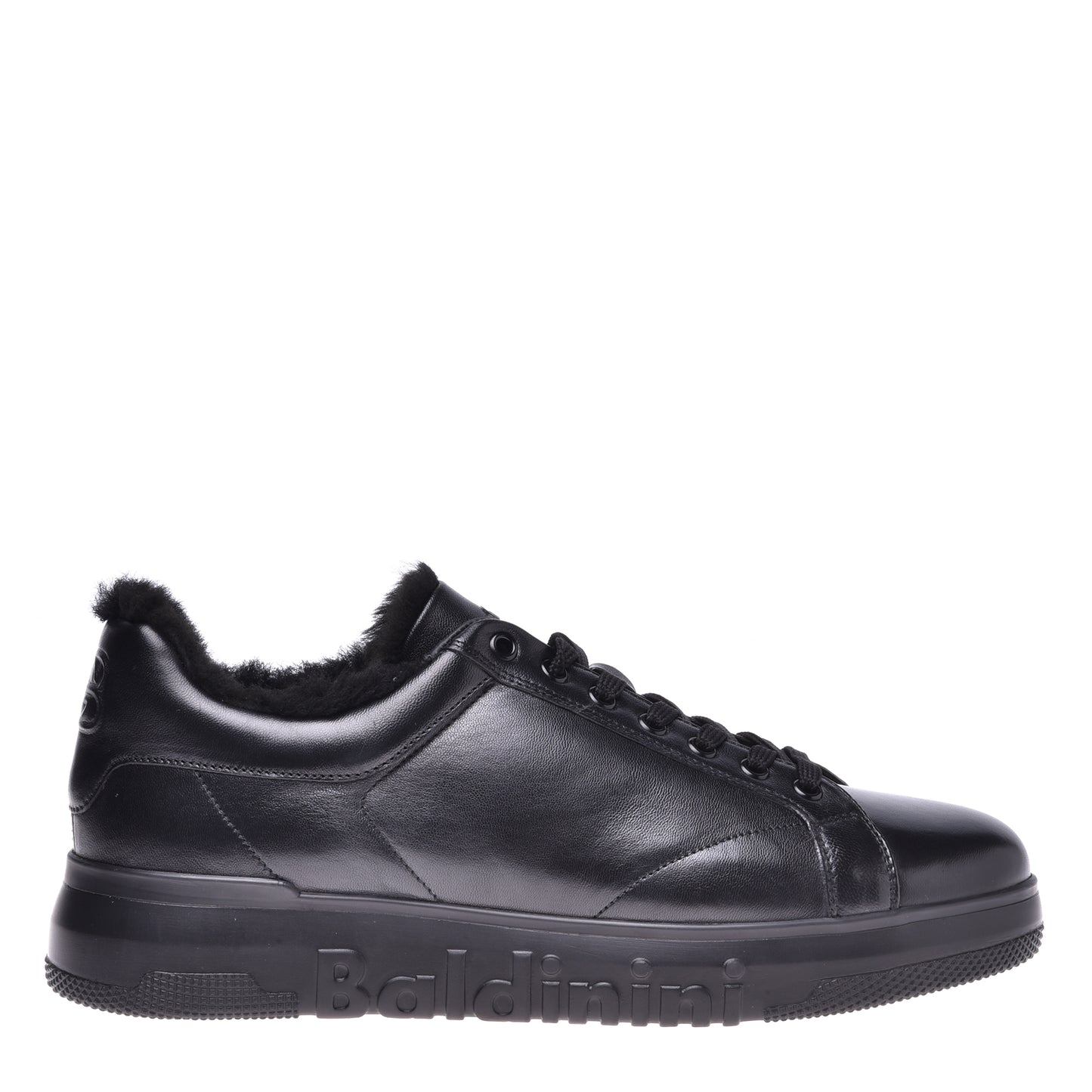 Sneakers en nappa noir