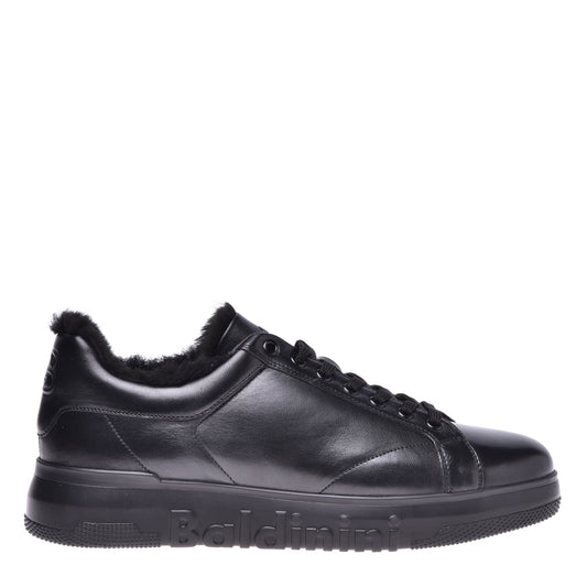 Sneakers en nappa noir