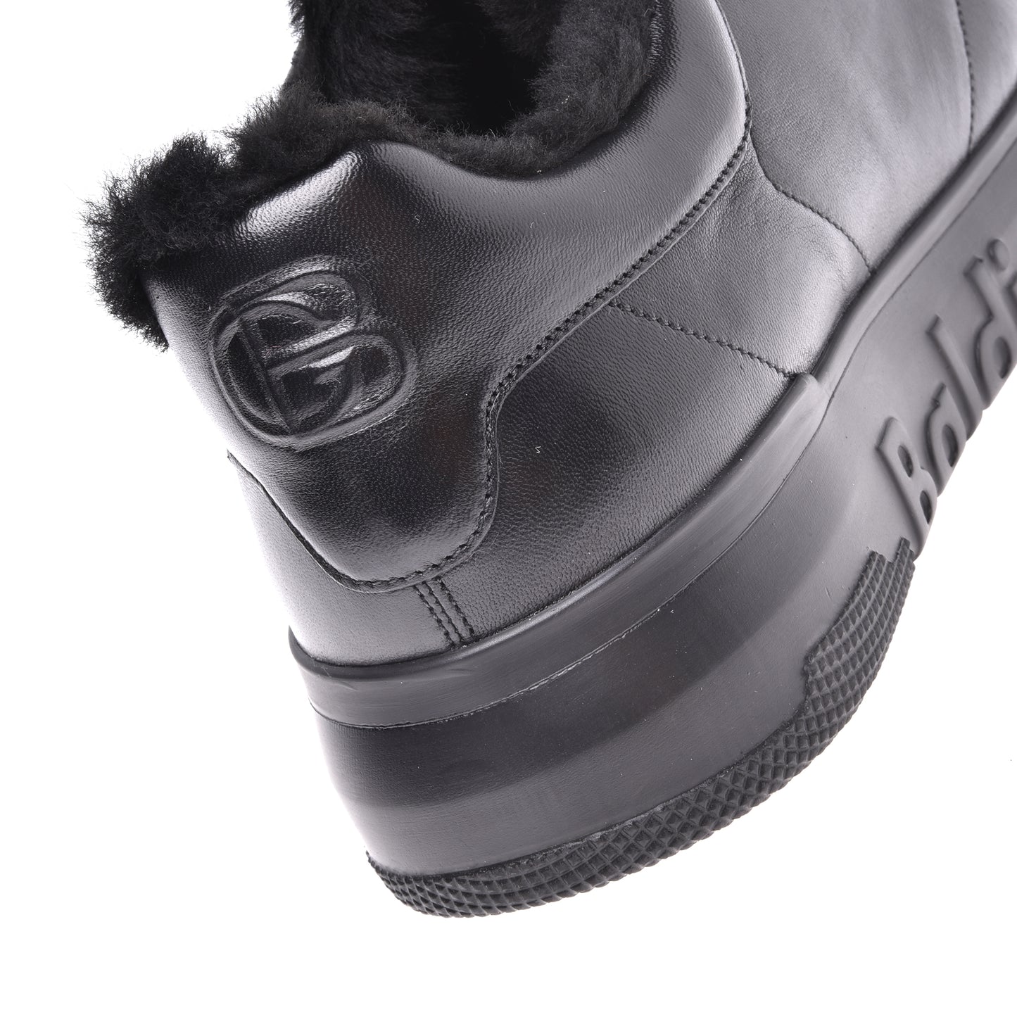 Sneakers en nappa noir