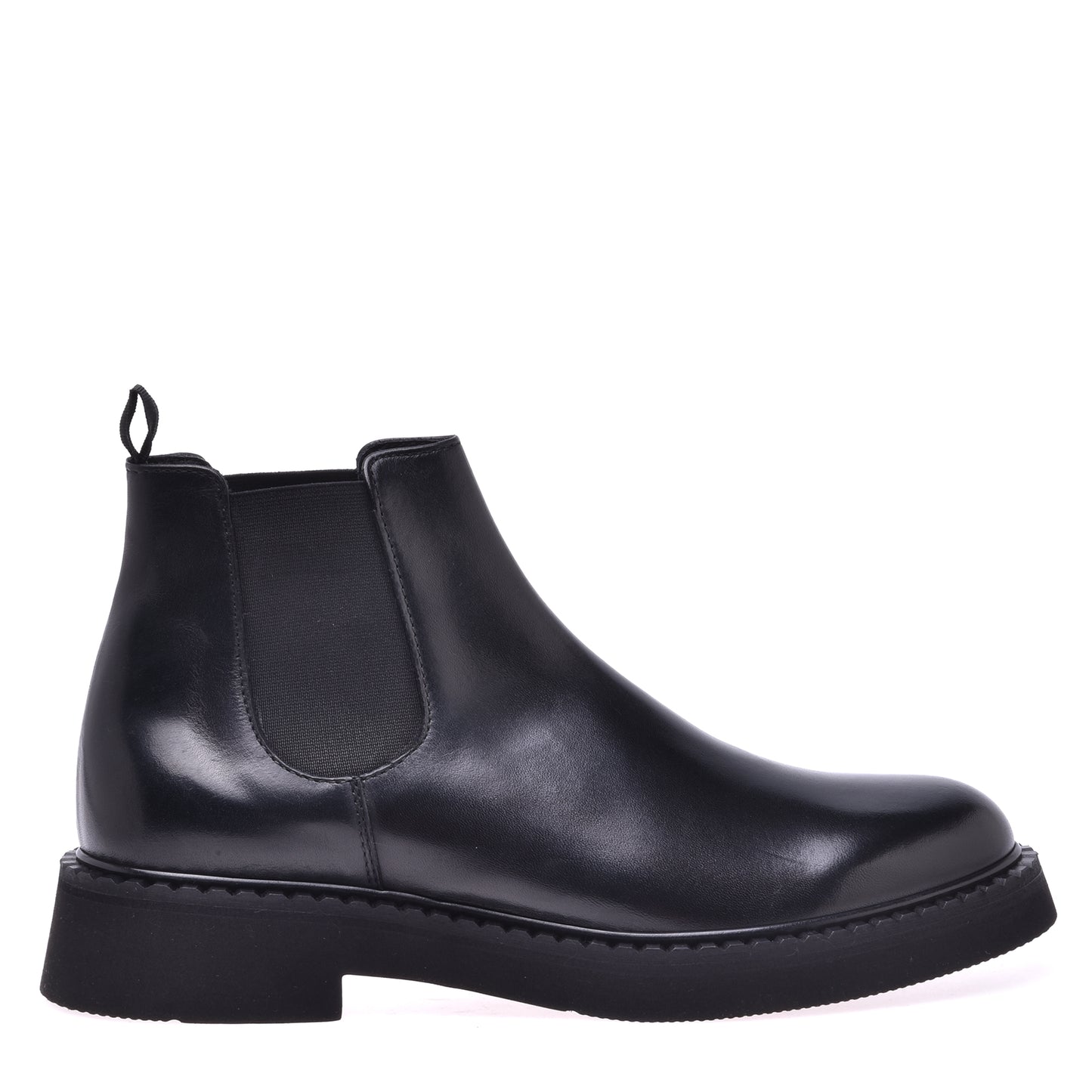 Bottine Beatles en cuir de veau noir