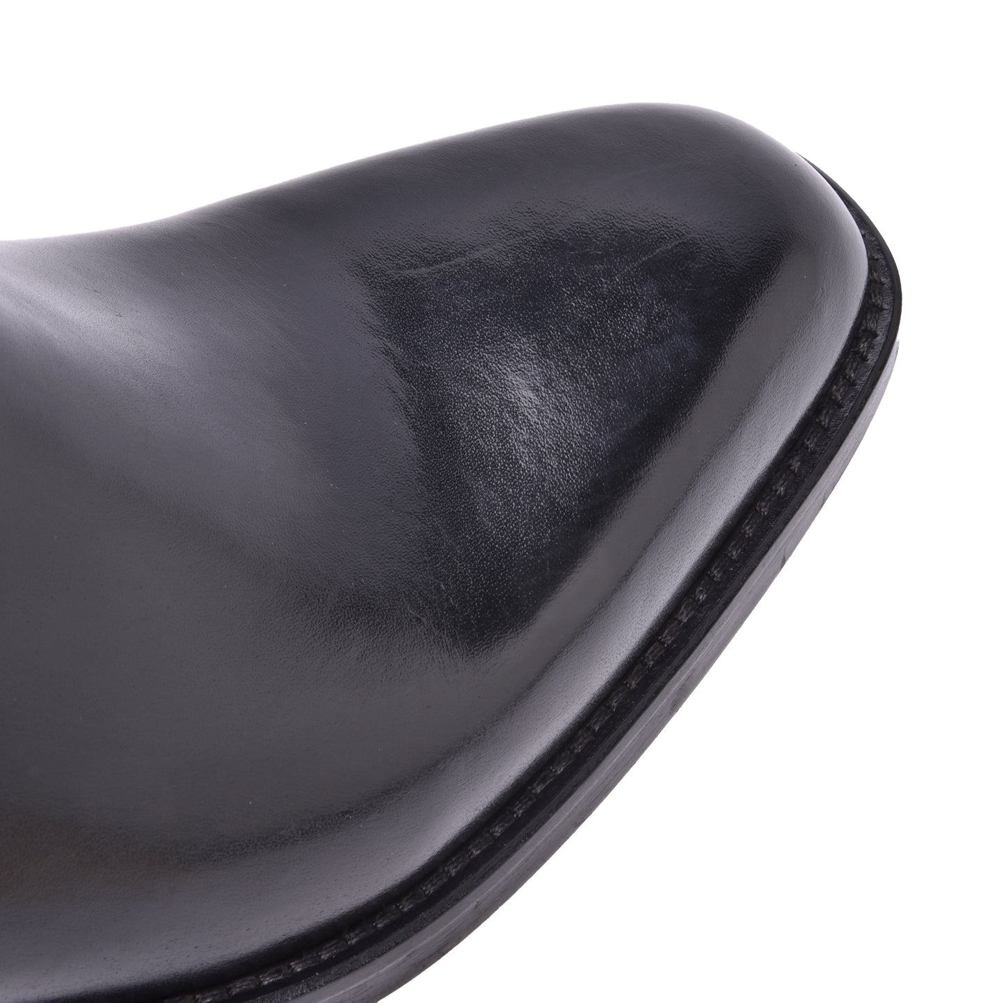 Ankle boots in black calfskin