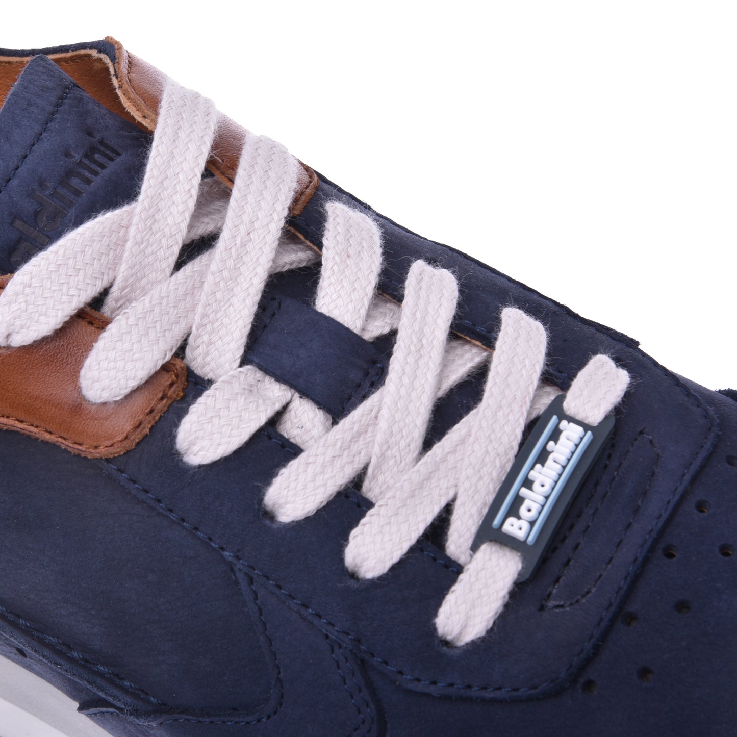 Sneakers en nubuck bleu
