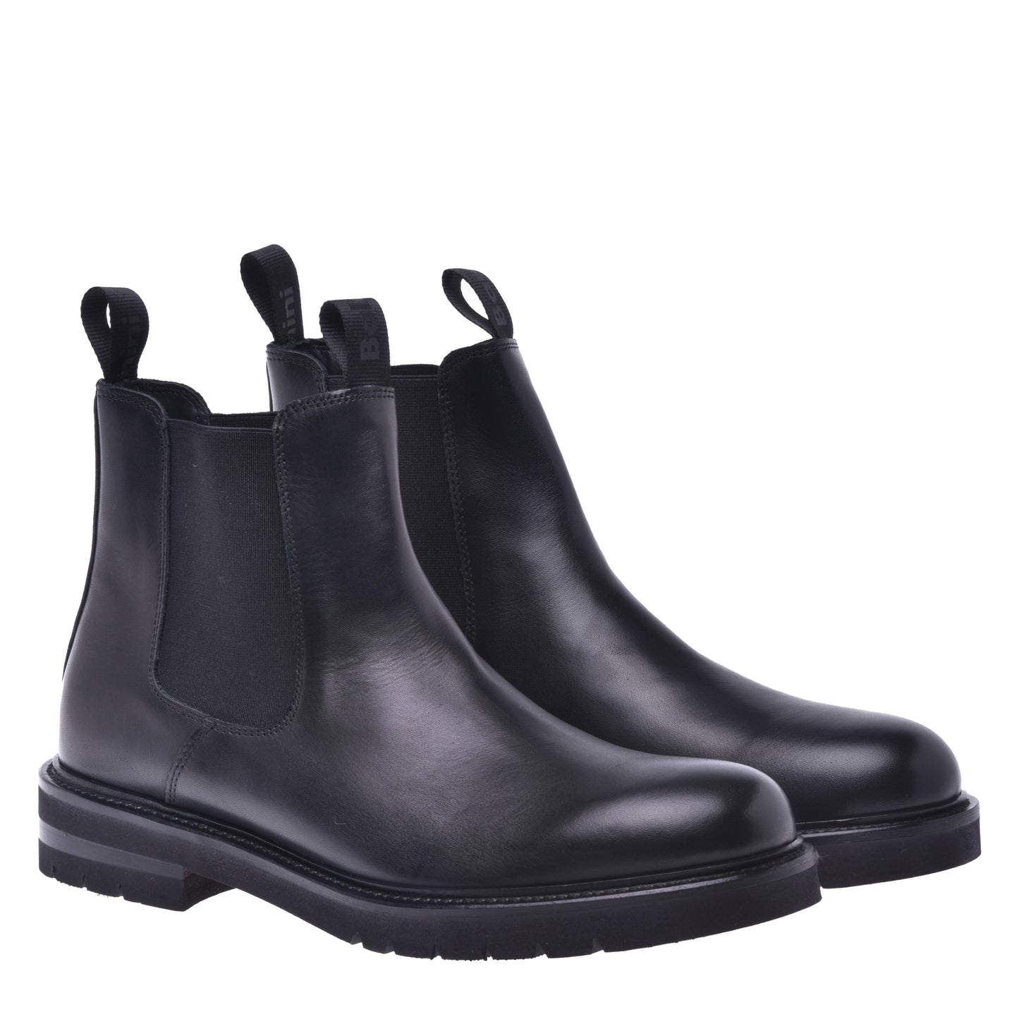 Ankle boots in black calfskin