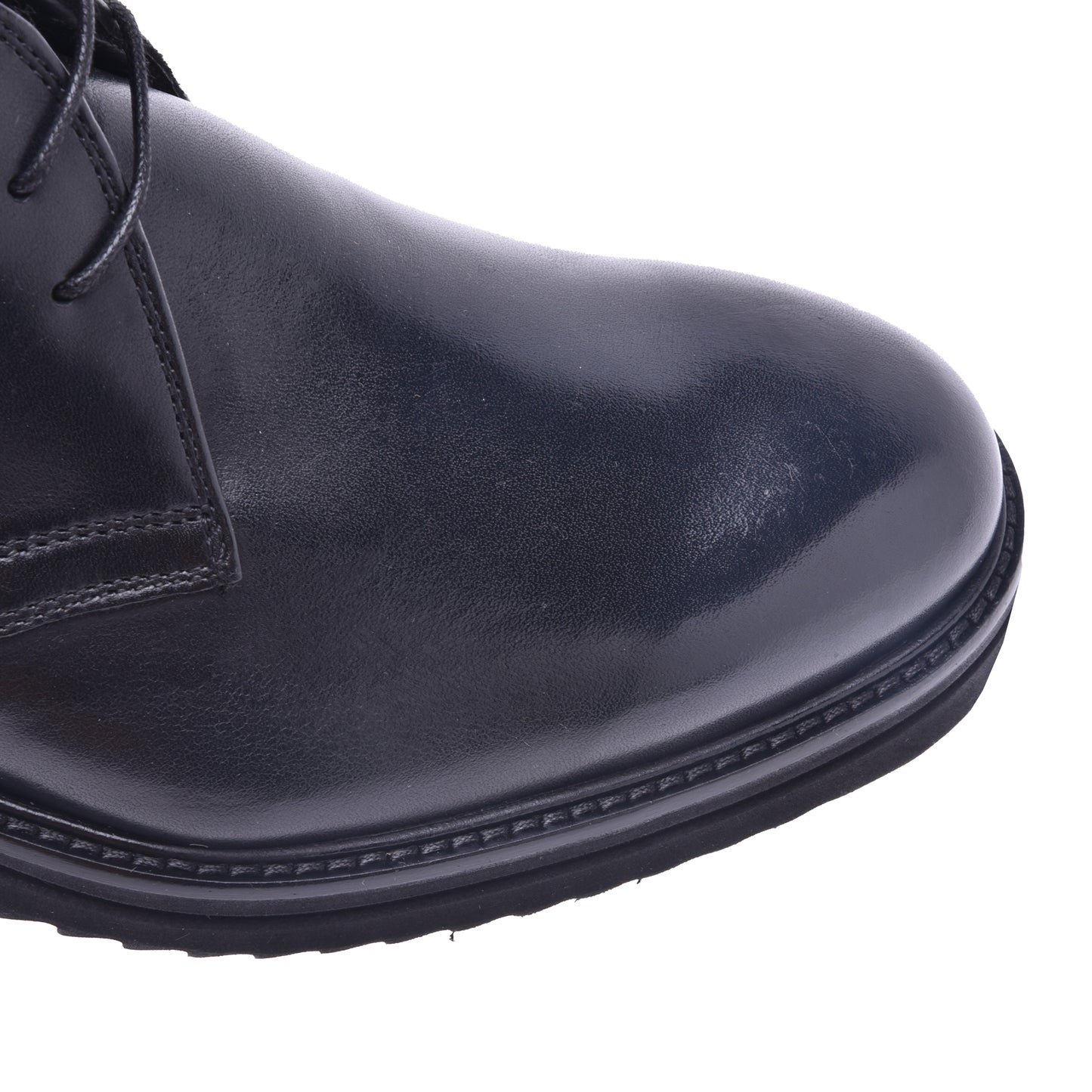 Ankle boots in black calfskin