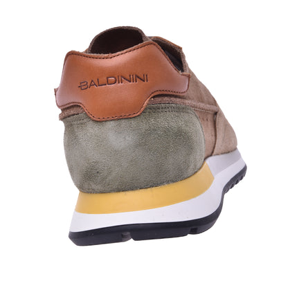 Sneakers en daim taupe