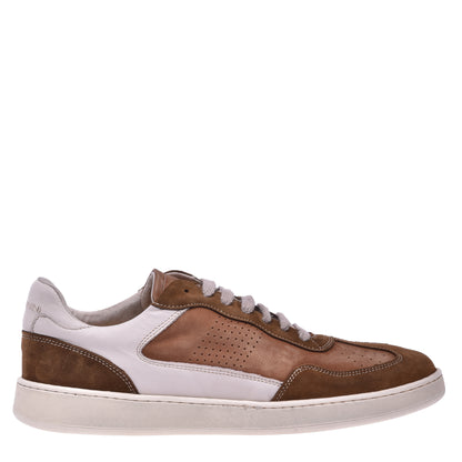 Sneakers en daim marron