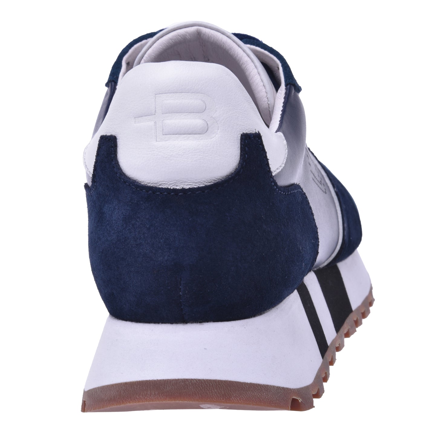 Sneakers en daim et nappa bleu