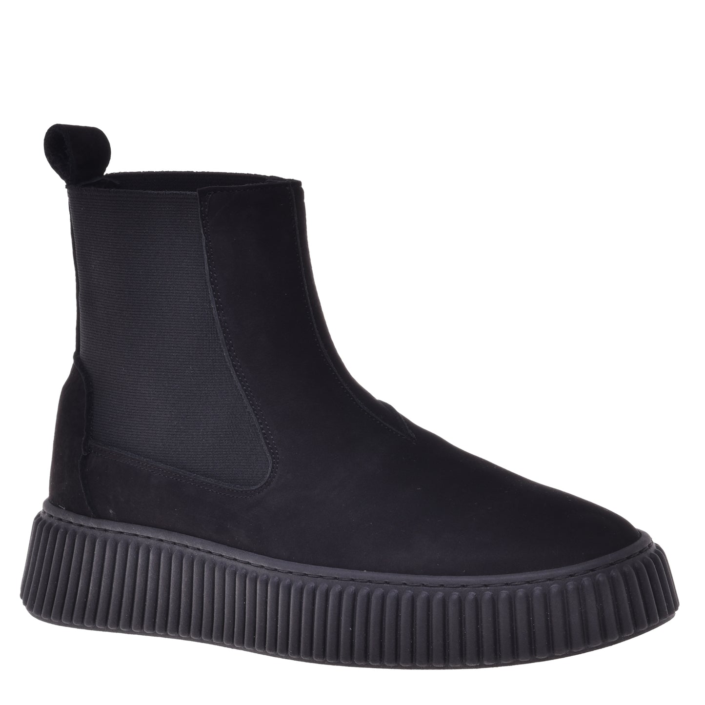 Sneakers en nubuck noir