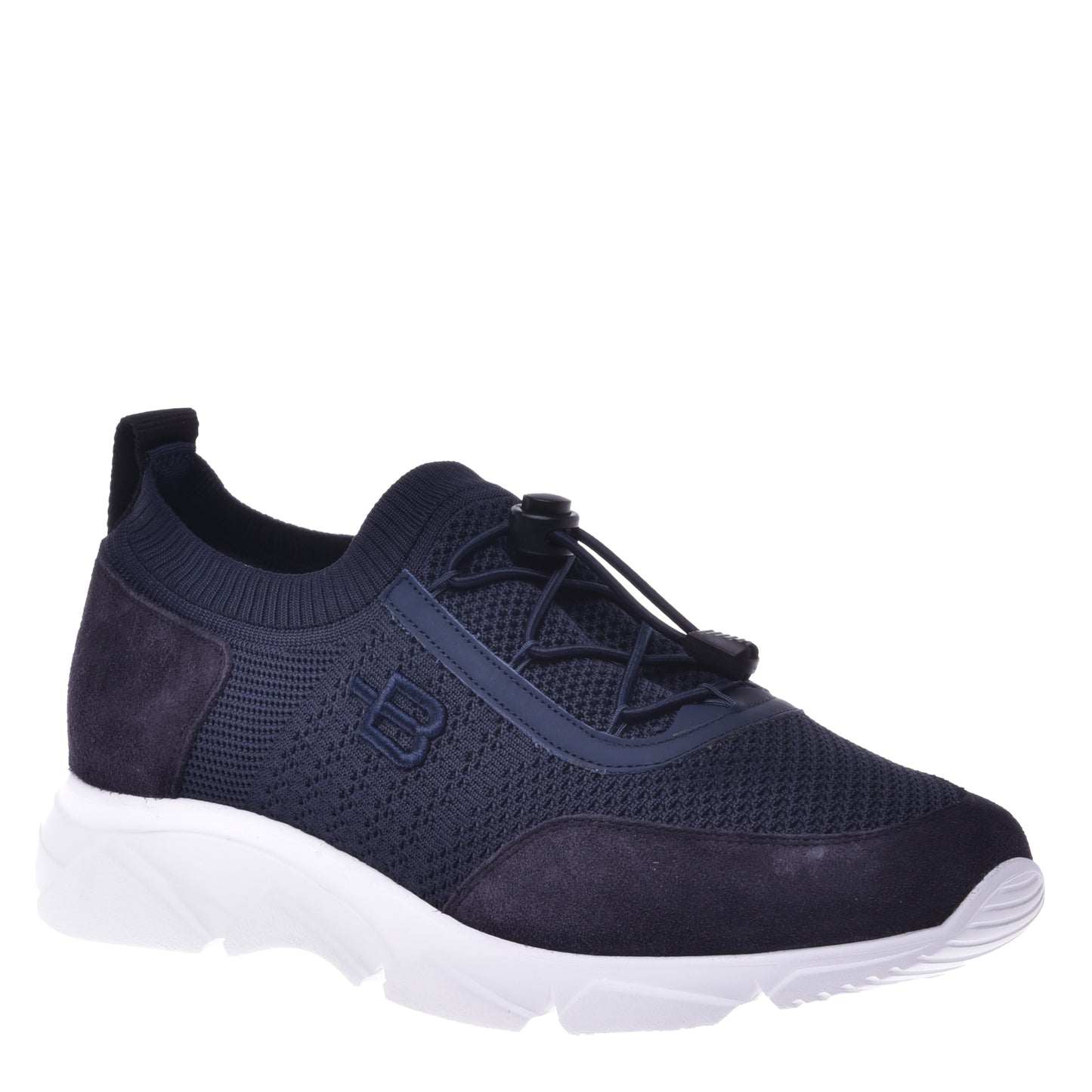 Sneakers en tissu bleu