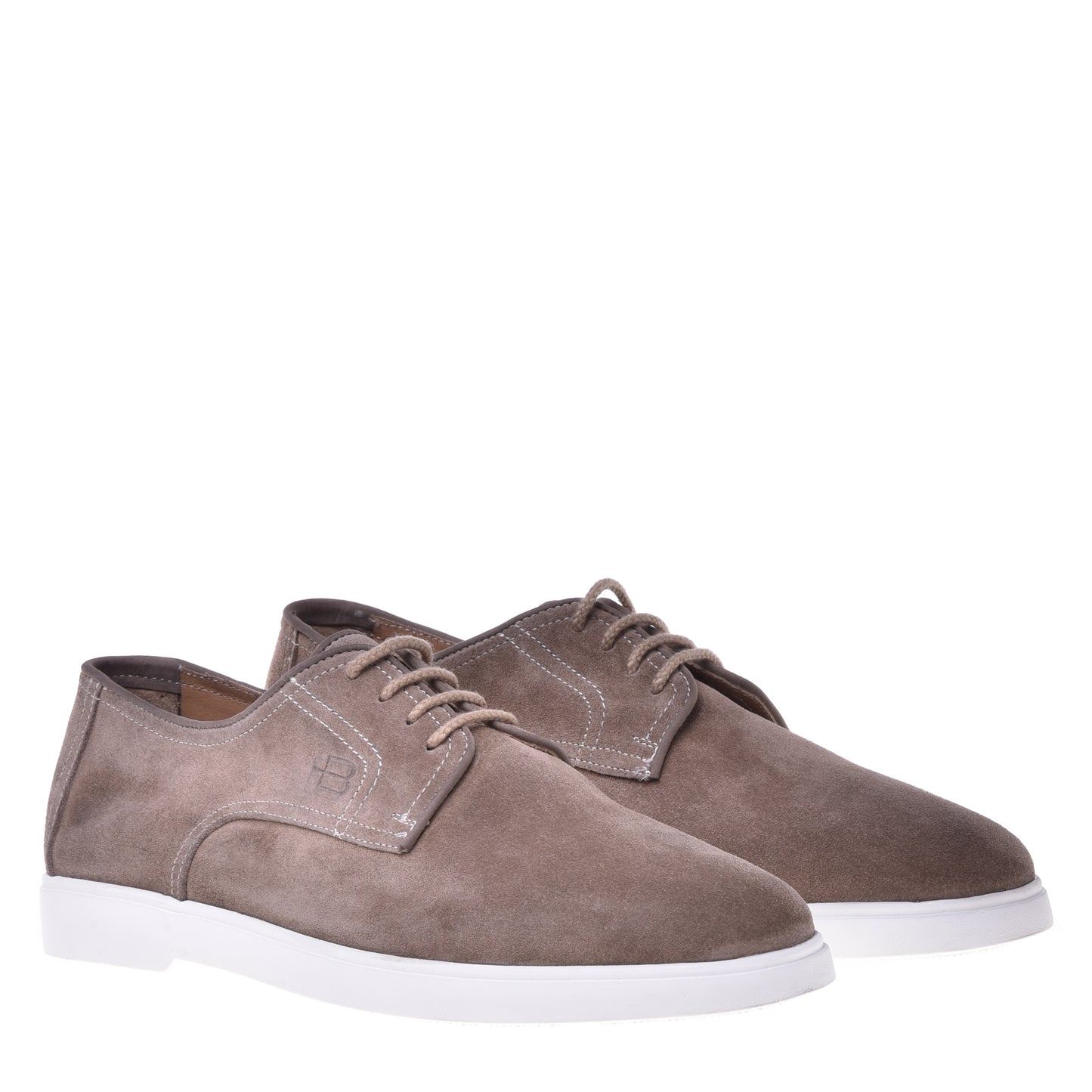 Derbies taupe en daim