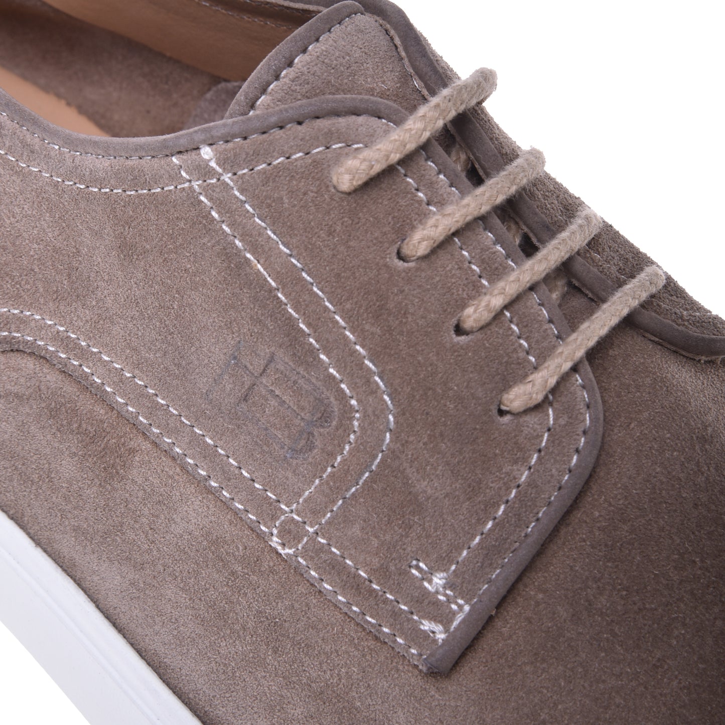 Derbies taupe en daim