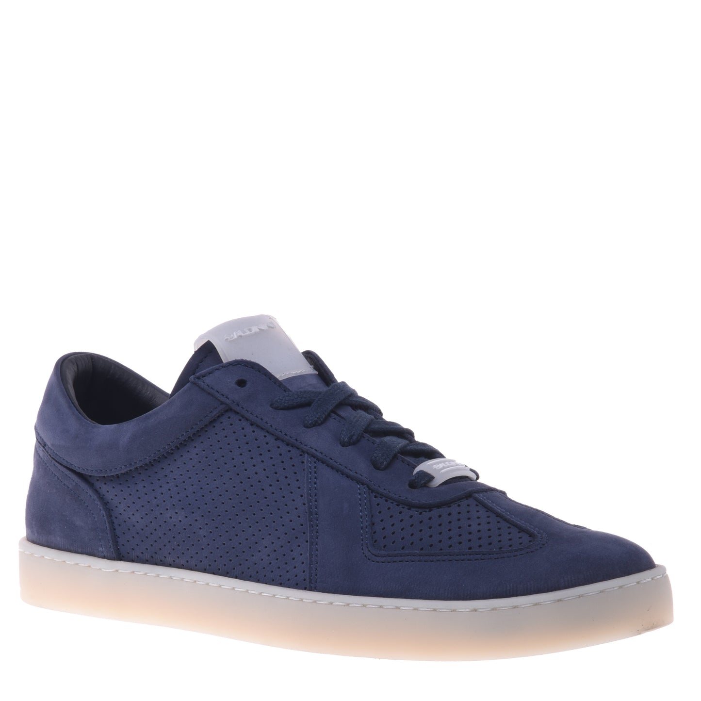 Sneakers en nubuck bleu