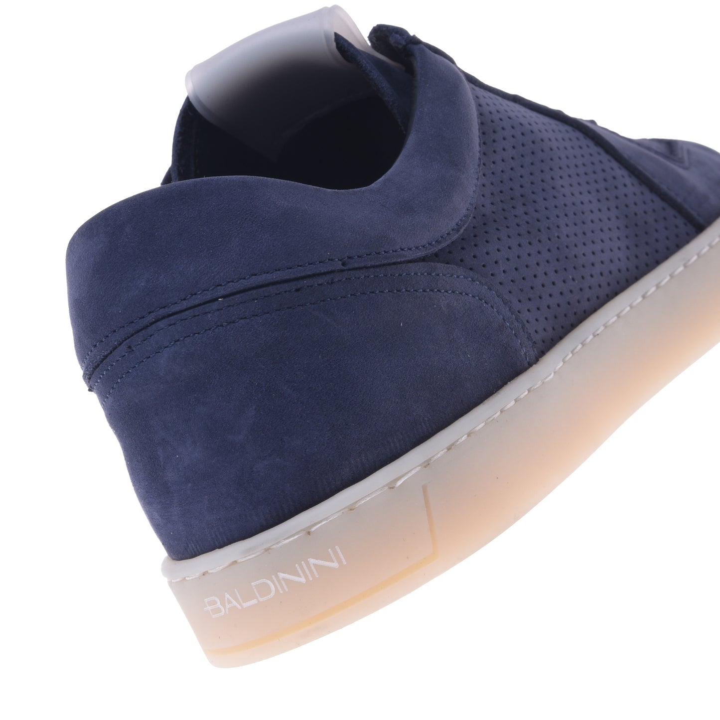 Sneakers en nubuck bleu