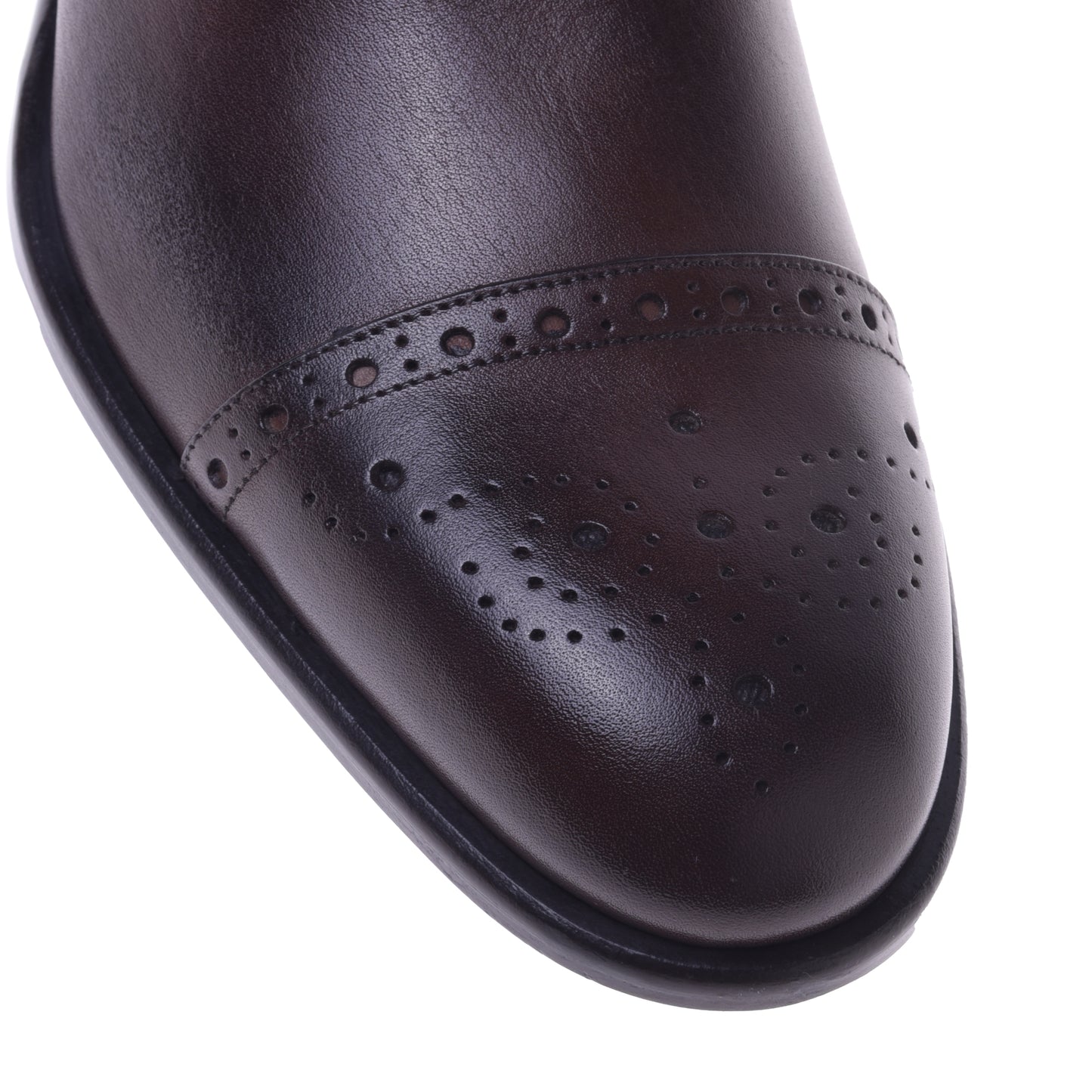 Mocassins marron en cuir de veau