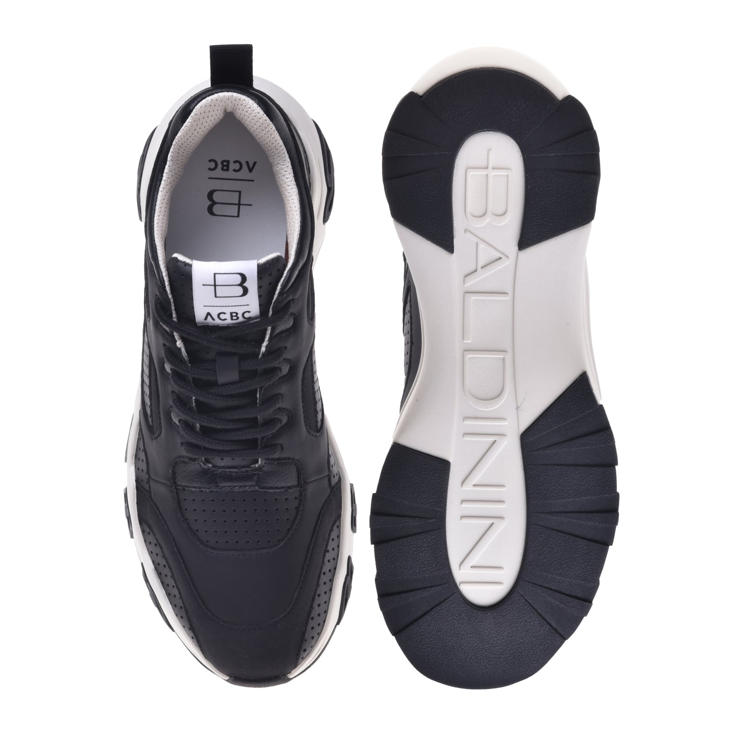 Sneakers noires en éco-cuir