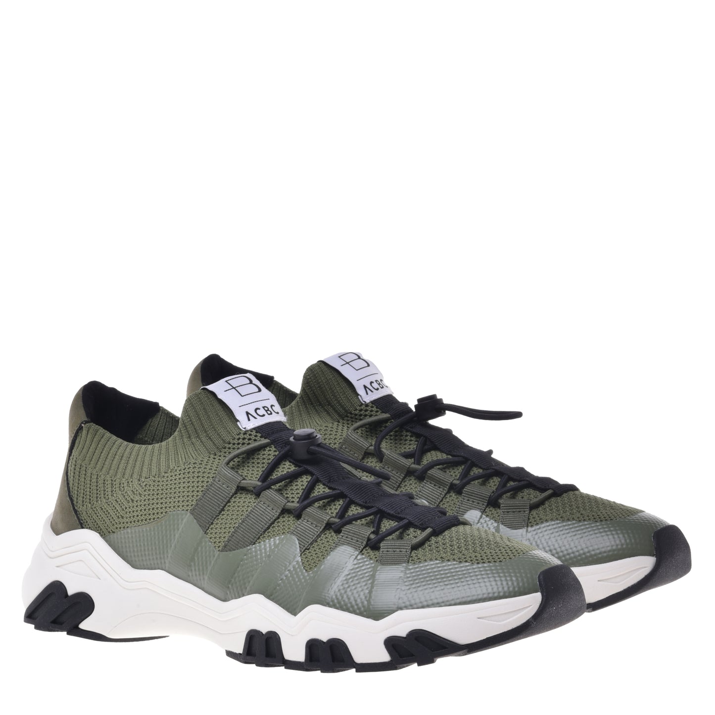 Sneakers vert gris en éco-cuir