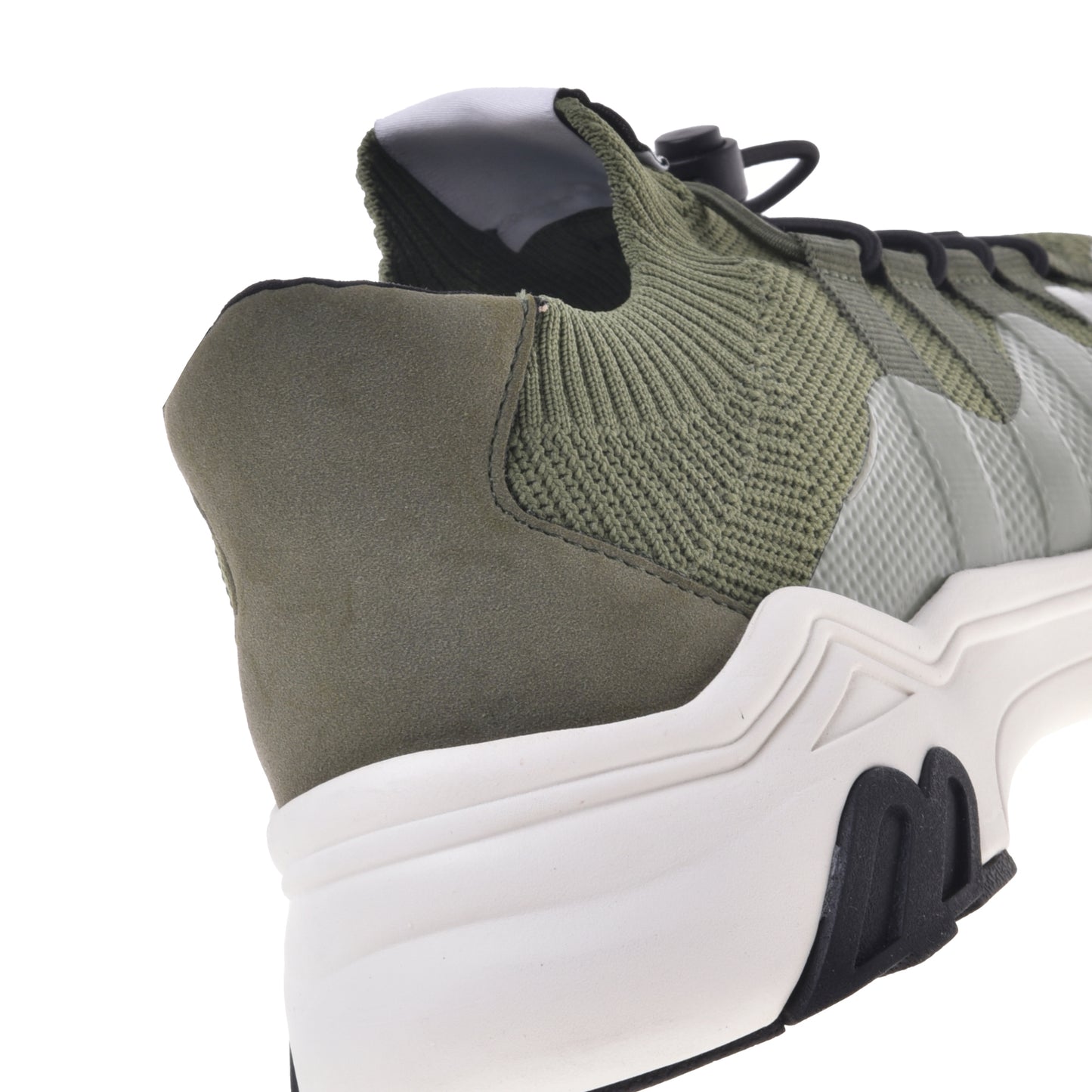 Sneakers vert gris en éco-cuir