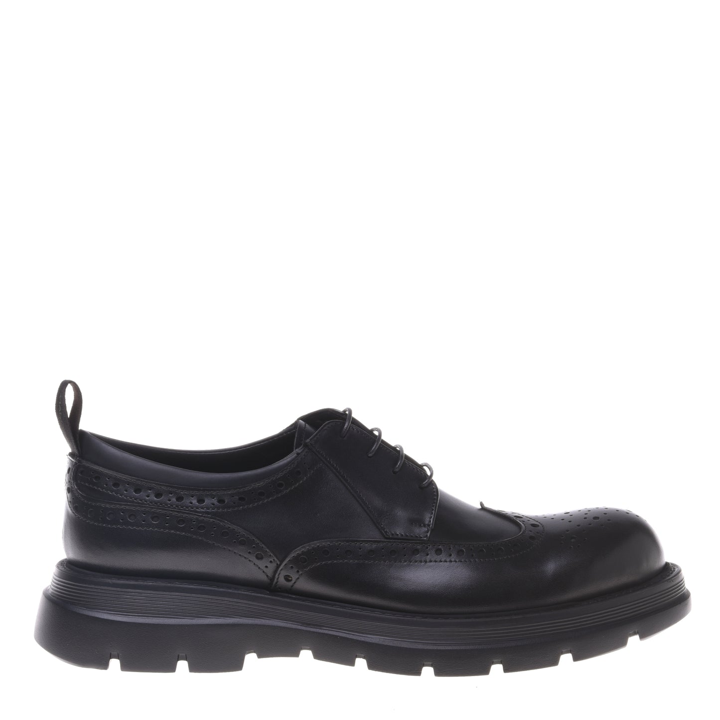 Derbies en cuir noir