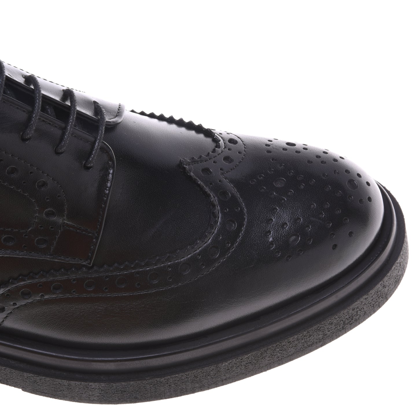 Derbies en cuir noir