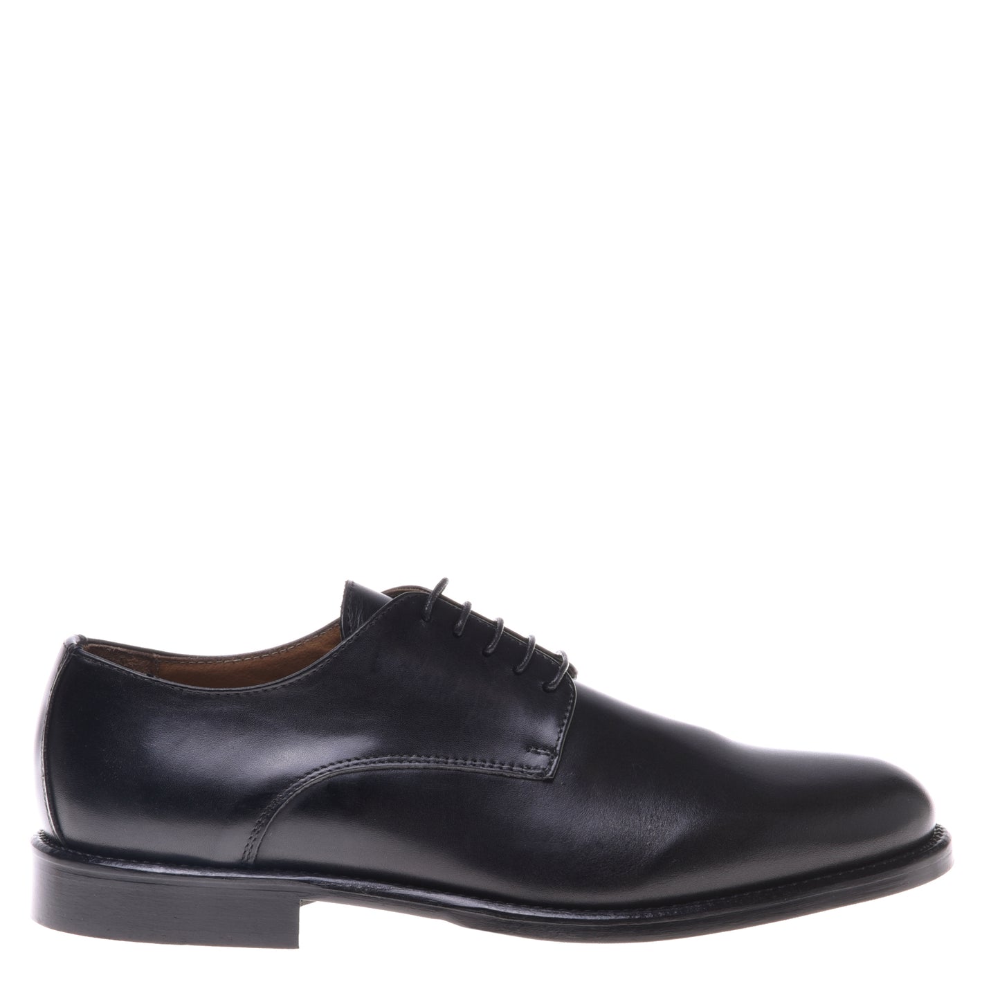 Derbies en cuir noir